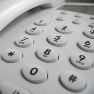 Telephone keypad