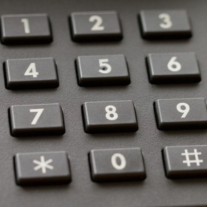 Telephone keypad